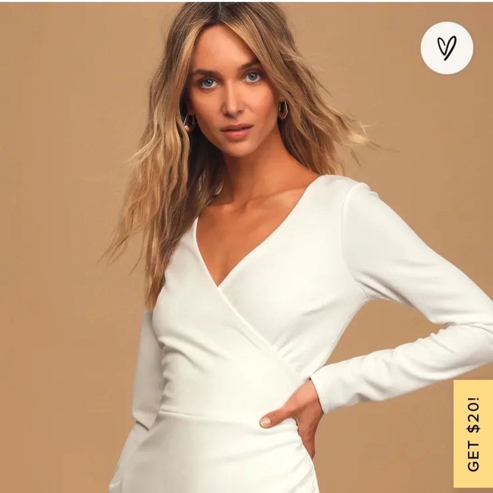 Lulus | Babe Heaven | White Romper | Small - Picture 1 of 4
